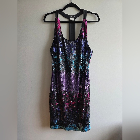 Venus - Multicolor Sequin Dress - Sise Large - Picture 1 of 6